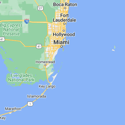 Map showing location of Boca Chita Key (25.506500, -80.173660)