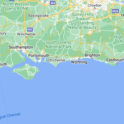 Map showing location of Bognor Regis (50.782060, -0.679780)