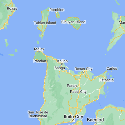Map showing location of Brgy. Bachaw Norte, Kalibo (11.718060, 122.378060)
