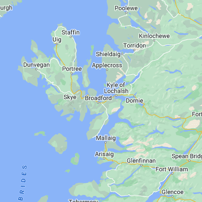 Map showing location of Broadford Bay (57.250000, -5.883330)
