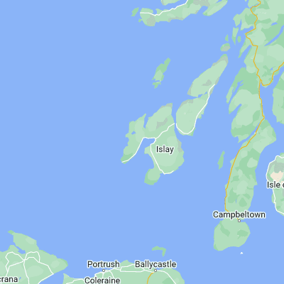 Map showing location of Bruichladdich (55.766150, -6.361340)