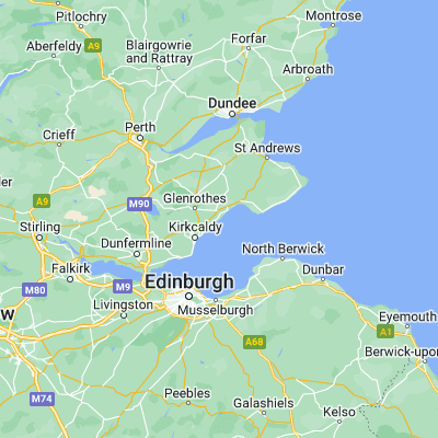 Map showing location of Buckhaven (56.171490, -3.033770)