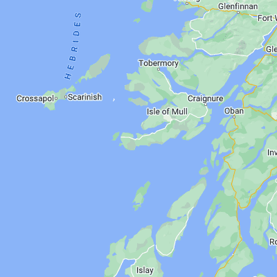 Map showing location of Bunessan (56.316670, -6.233330)