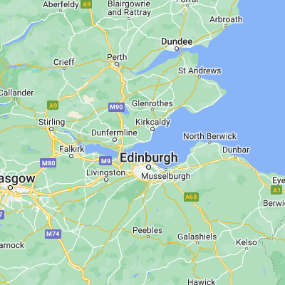 Map showing location of Burntisland (56.062480, -3.231760)