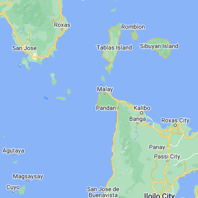 Map showing location of Buruanga (11.844280, 121.888410)
