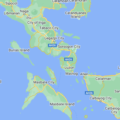 Map showing location of Caditaan (12.805280, 123.849170)
