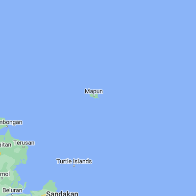 Map showing location of Cagayan (6.974700, 118.514400)