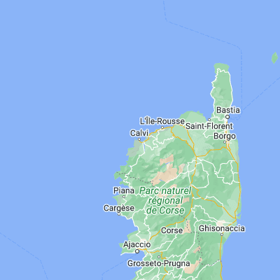 Map showing location of Calvi (42.566040, 8.757130)