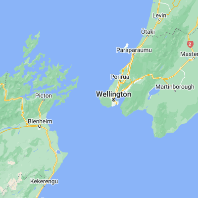Map showing location of Cape Terawhiti (-41.283330, 174.616670)