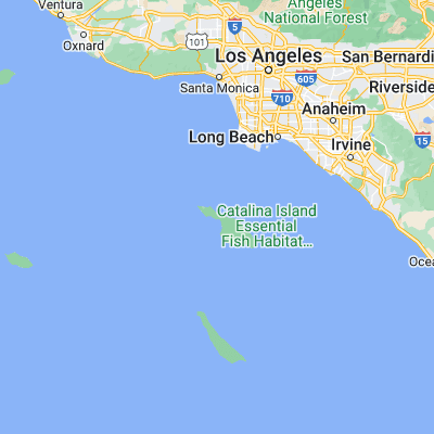 Map showing location of Catalina Harbor (33.430580, -118.506750)
