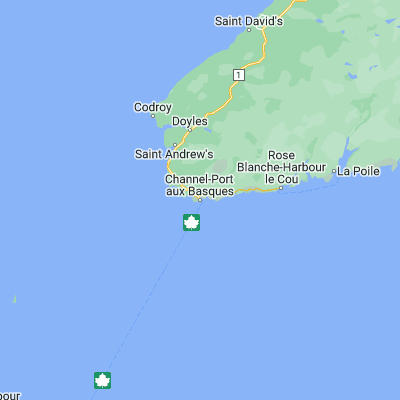 Map showing location of Channel-Port aux Basques (47.570210, -59.136740)