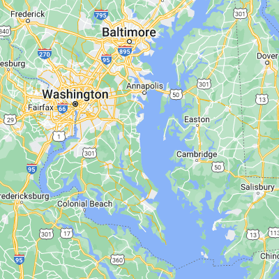 Map showing location of Chesapeake Beach (38.686230, -76.534680)