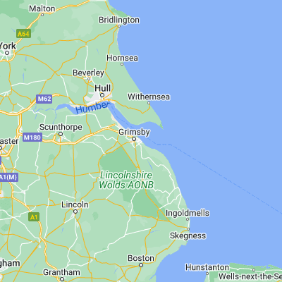Map showing location of Cleethorpes (53.560470, -0.032250)