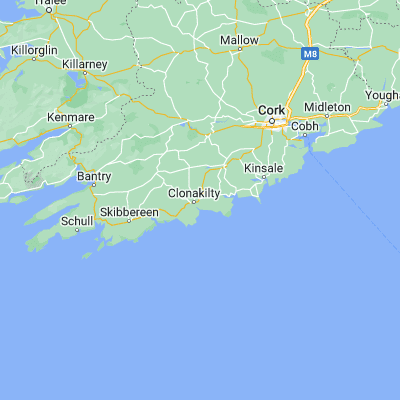 Map showing location of Clonakilty (51.623060, -8.870560)