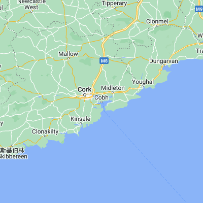 Map showing location of Cobh (51.857220, -8.299170)