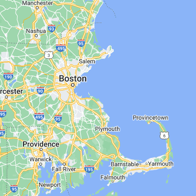 Map showing location of Cohasset Harbor (42.254270, -70.774490)