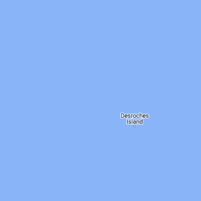 Map showing location of D’Arros Island (-5.400000, 53.300000)