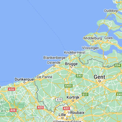 Map showing location of De Haan (51.272610, 3.034460)