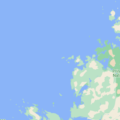 Map showing location of Degerando Island (-15.335140, 124.197350)