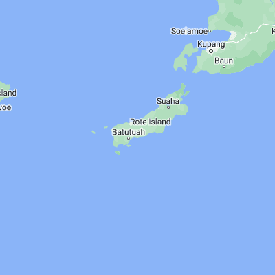 Map showing location of Deranitan (-10.861400, 123.012400)