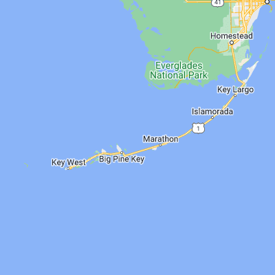 Map showing location of East Bahia Honda Key (24.778190, -81.228130)