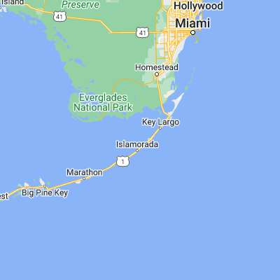 Map showing location of East Key (24.999300, -80.608950)