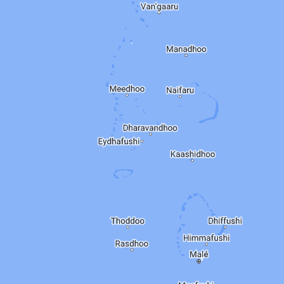 Map showing location of Eydhafushi (5.103270, 73.070780)