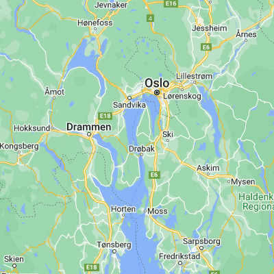 Map showing location of Fagerstrand (59.734720, 10.593060)