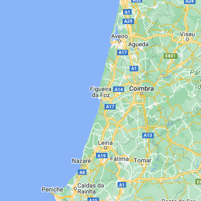 Map showing location of Figueira da Foz (40.150850, -8.861790)