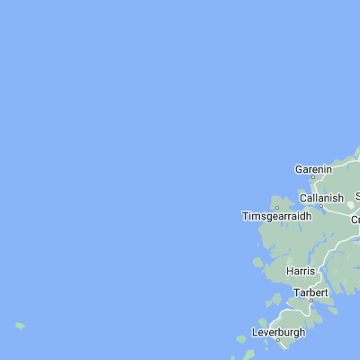 Map showing location of Flannan Isles (58.283690, -7.610610)