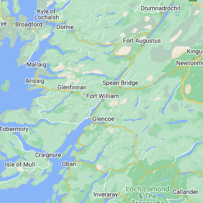 Map showing location of Fort William (56.816480, -5.112080)