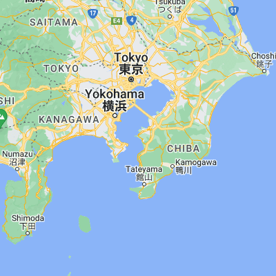 Map showing location of Futtsu (35.305280, 139.818610)
