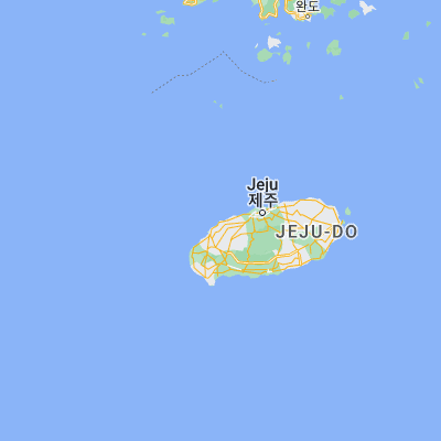 Map showing location of Gaigeturi (33.464440, 126.318330)