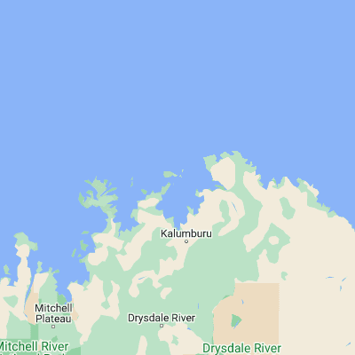 Map showing location of Geranium Islands (-13.907460, 126.589600)
