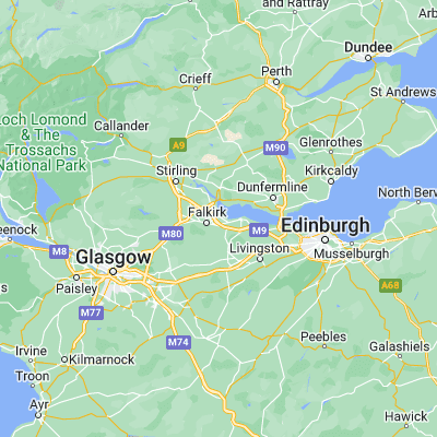 Map showing location of Grangemouth (56.011410, -3.721830)