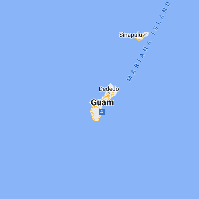 Map showing location of Guam Government House (13.471910, 144.749780)