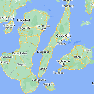 Map showing location of Guibodangan (10.115700, 123.494400)