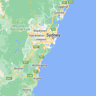 Map showing location of Gymea Bay (-34.050000, 151.083330)