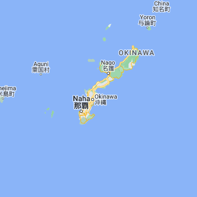 Map showing location of Haebaru (26.336940, 127.871940)