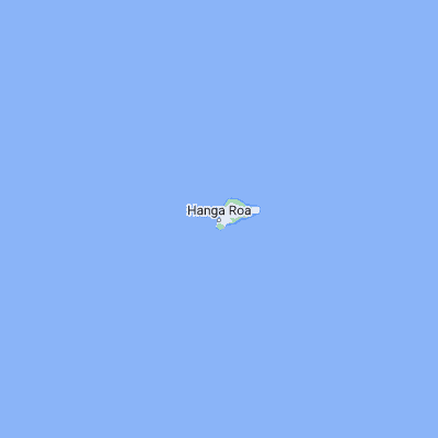 Map showing location of Hanga Roa (-27.150000, -109.433330)