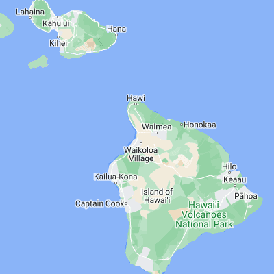 Map showing location of Hapuna Beach (19.992180, -155.825860)