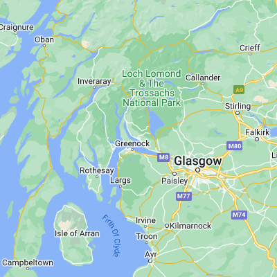 Map showing location of Helensburgh (56.006140, -4.726480)