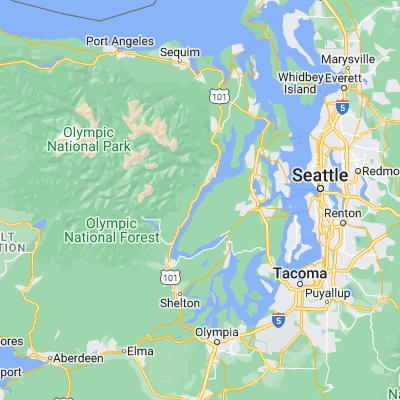 Map showing location of Hood Canal (47.564260, -122.996820)