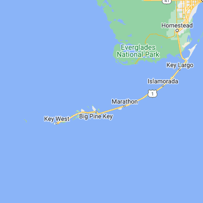 Map showing location of Horseshoe Keys (24.774310, -81.289800)