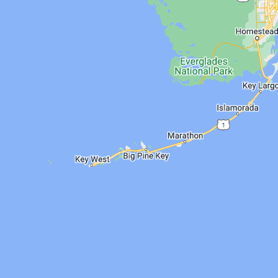 Map showing location of Howe Key (24.743470, -81.413690)