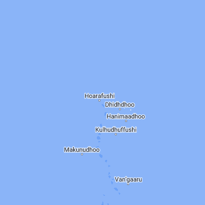 Map showing location of Ihavandu (6.952950, 72.926960)