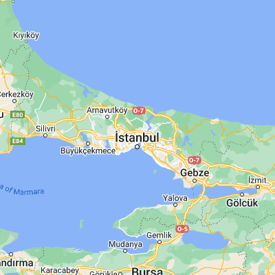 Map showing location of Şişli (41.060460, 28.987170)