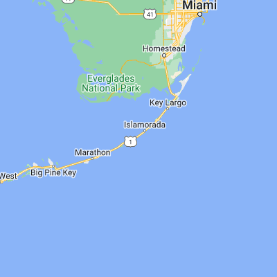 Map showing location of Indian Key (24.878190, -80.676730)