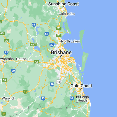 Map showing location of Indooroopilly (-27.503020, 152.975180)