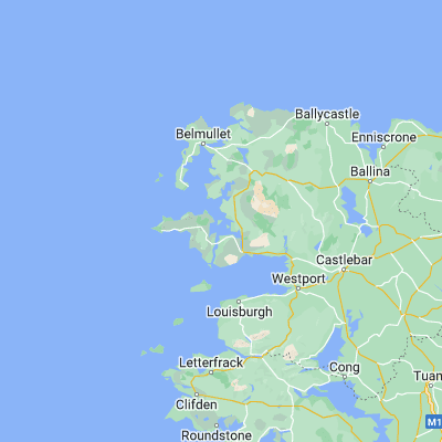 Map showing location of Inishbiggle (53.994170, -9.905830)